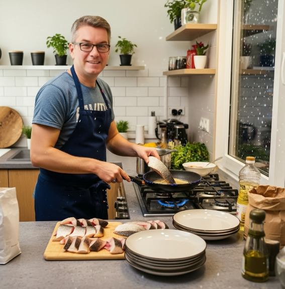 smażony karp na wigilie